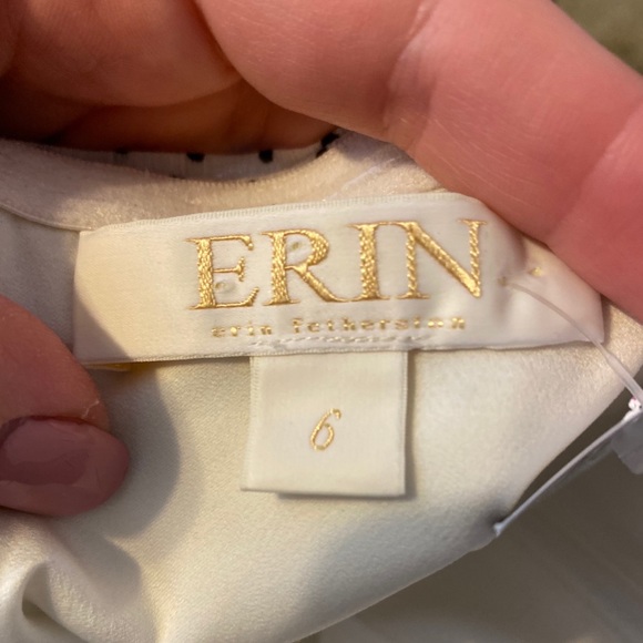 ERIN Polka Dot 3 tiered ruffle dress - Picture 3 of 4